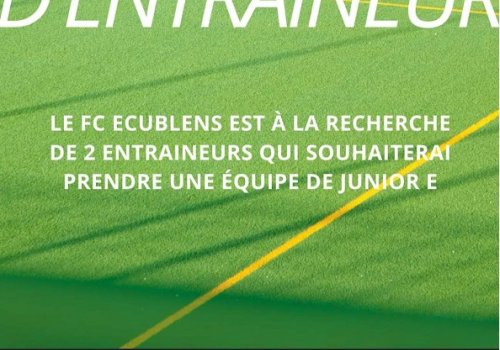 Recherche Entraineur